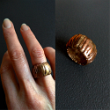 ANELLO FASCIA SERPENTINA Prezzo120â‚¬ - Fascia alta realizzata in bronzo oro e rame a serpentina MIS. 11-12
