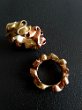 ANELLI ONDE Prezzo 250â‚¬ cad. - Fasce ondulate in bronzo oro e rame - misura 12/13 - su ordinazione