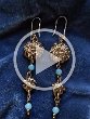 NEW ROMANCE - Orecchini fiore e cristalli