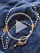 NEW ROMANCE - collier goccia microperle