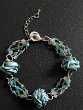CRYSTAL 3 KNOTS BRACELET 04 Price 45€ - Knot spacers in synthetic clay and crystals rosary.
