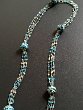 CRYSTAL KNOTS NECKLACE 04 Price 100€ - Knot spacers in synthetic clay and crystal rosary.